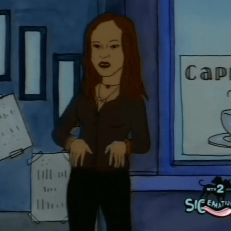 Beatnik Woman (Beavis and Butt-Head) Image