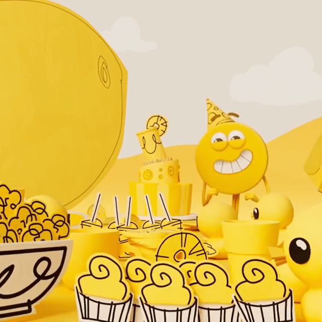 Colourblock Yellow Image