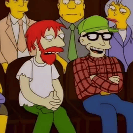 Eugene and Rusty (Simpsons) Image