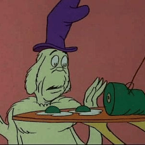 Guy/The Grouch (Green Eggs and Ham 1973) Image
