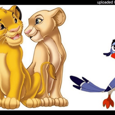 Young Simba Young Nala and Zazu  AI Voice