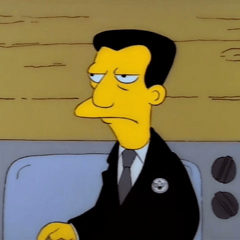 Mr. Black (Simpsons) (Harry Shearer) Image
