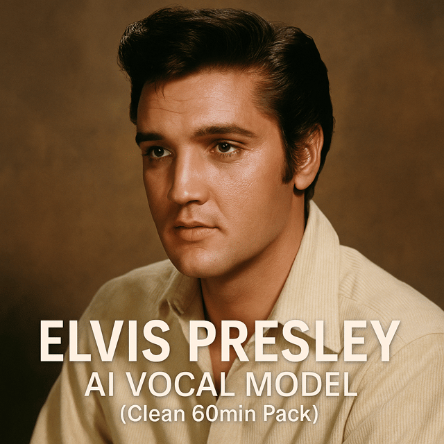 Elvis Presley – AI Vocal Model (Clean 60min Pack) AI Voice