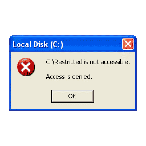 Windows XP Error Image