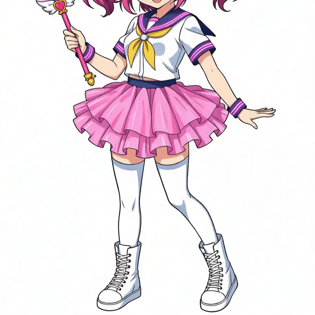 Magical Girl Sparkle Heart  AI Voice