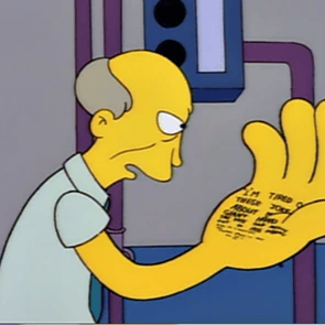 Giant Hand Guy (Simpsons) Image