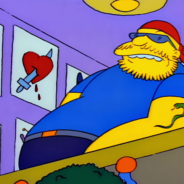 Tattoo Guy/Mervin Monroe (Simpsons) AI Voice