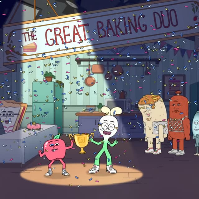 Apple & Onion Both Talking Image