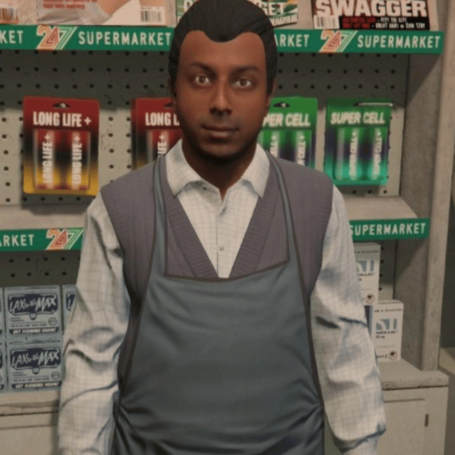 Indian shopkeeper GTA 5 (updated) AI Voice