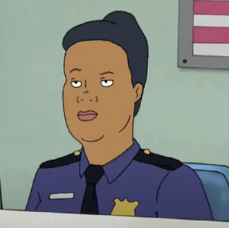 Black Female Cop (Beavis and Butt-Head) Image