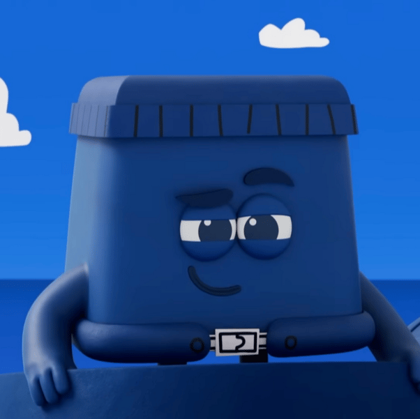 Deep Blue (Colourblocks) AI Voice