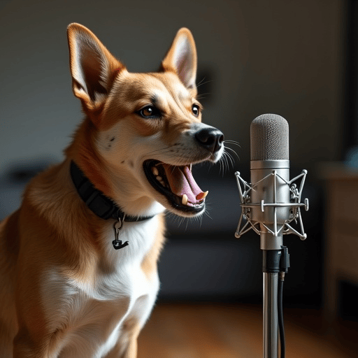 Dog barking and growling AI Voice
