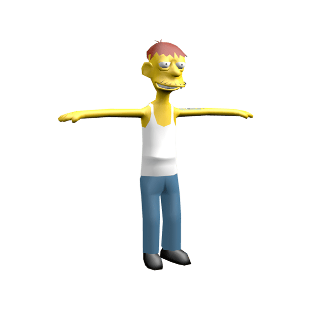Cletus Spuckler (Simpsons Hit and Run)​ Image