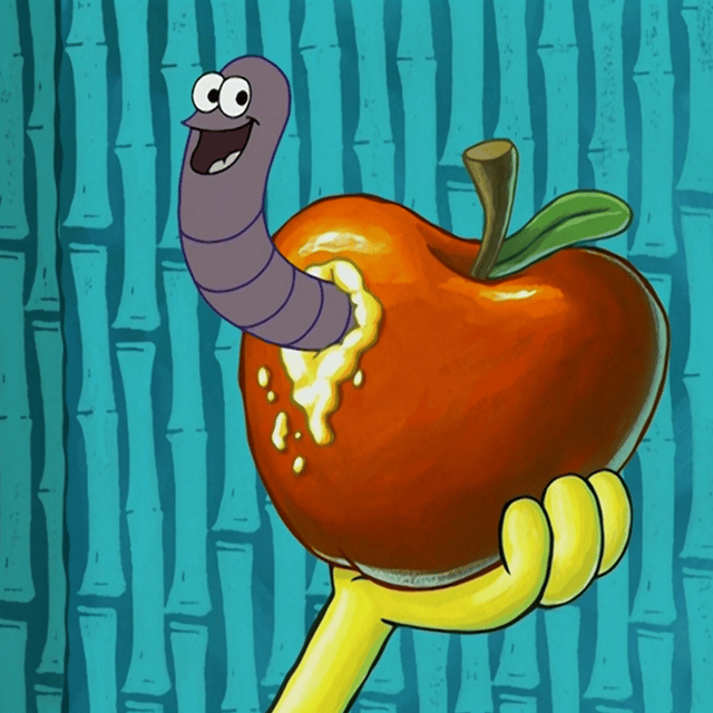 Apple Worm (SpongeBob) Image